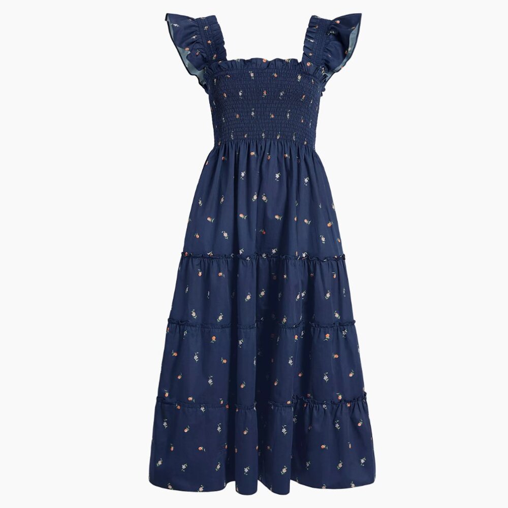 NWT Hill House Ellie Nap Dress, Petite Fleur in Navy, Small